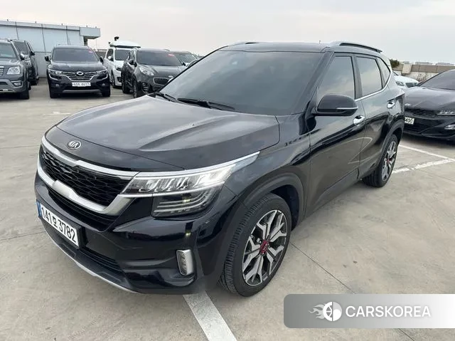 Kia Seltos 2021 Черный из Кореи, фото 2