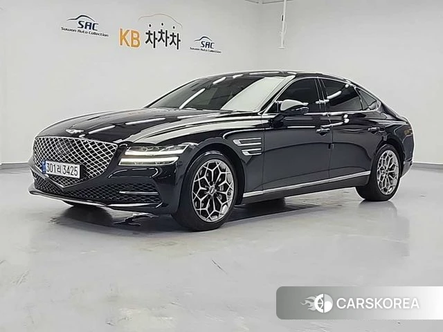 Genesis G80 (RG3) 2021 Черный из Кореи, фото 2