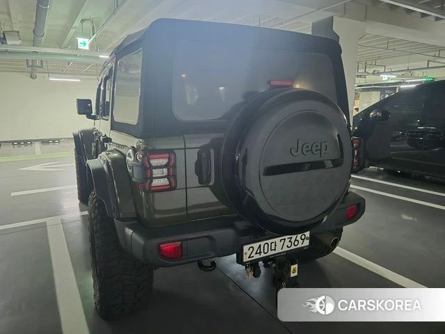 Jeep Wrangler (JL) 2020 Темно-зеленый из Кореи, фото 2