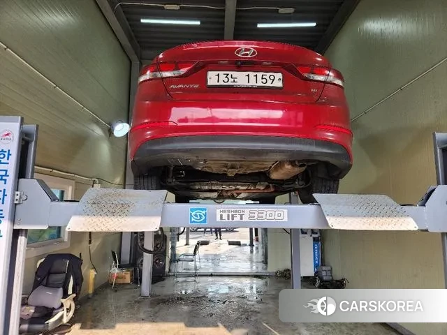 Hyundai Avante AD 2018 Красный из Кореи, фото 2