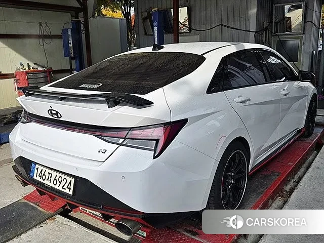 Hyundai Avante (CN7) 2022 Белый из Кореи, фото 2