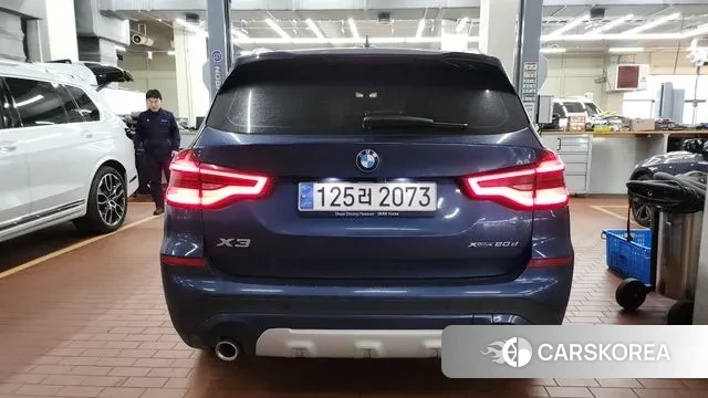 BMW X3 (G01) 2021 Синий из Кореи, фото 2