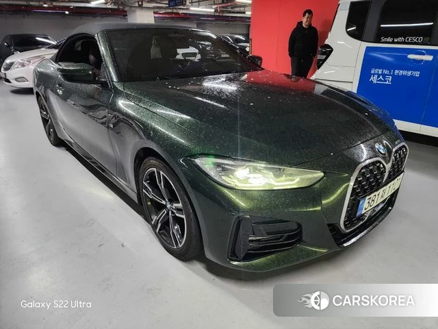 BMW 4 Series (G22) 2021 Зеленый из Кореи, фото 2