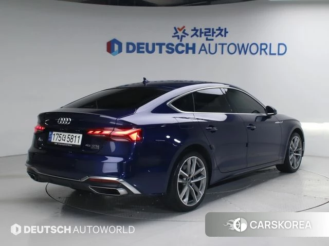 Audi A5 (F5) 2020 Синий из Кореи, фото 2