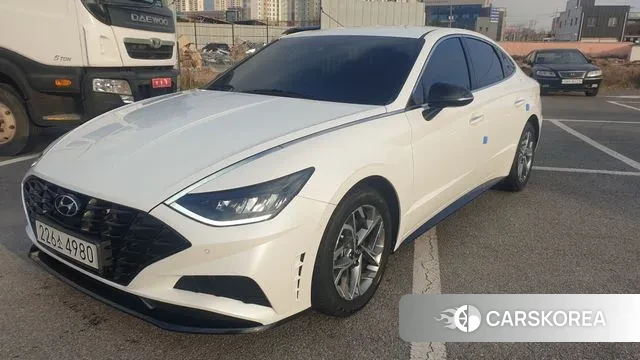Hyundai Sonata (DN8) 2022 Белый из Кореи, фото 5