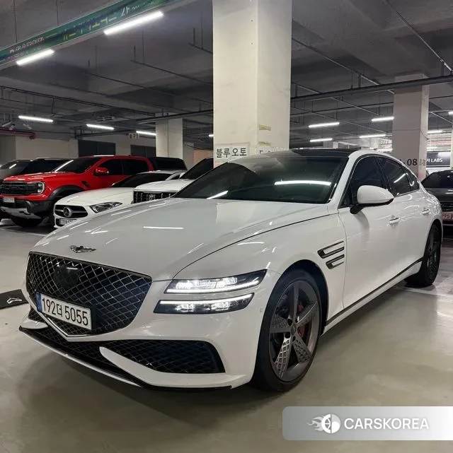 Genesis G80 (RG3) 2022 Белый из Кореи, фото 2