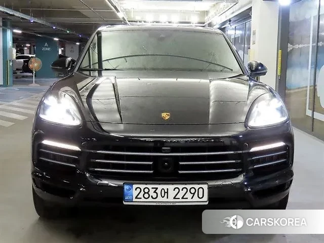Porsche Cayenne (PO536) 2022 Черный из Кореи, фото 2
