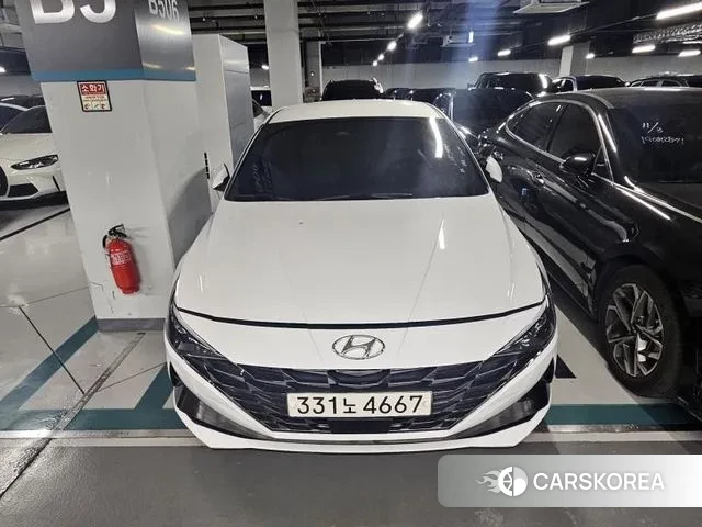 Hyundai Avante (CN7) 2020 Белый из Кореи, фото 2