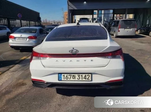 Hyundai Avante (CN7) 2022 Белый из Кореи, фото 2
