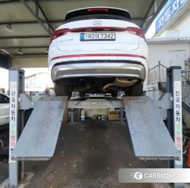 Hyundai The New Santa Fe 2020 Белый из Кореи, фото 2