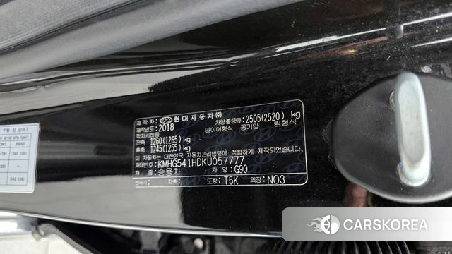 Genesis G90 id 4310804 из Кореи 18