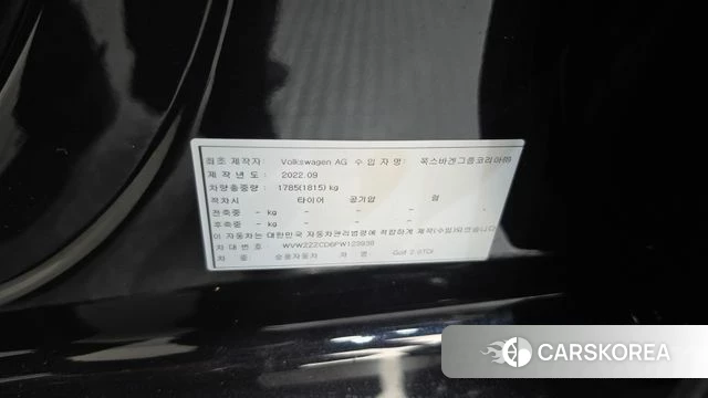Volkswagen Golf 8th Generation id 4763316 из Кореи 19
