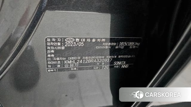 Hyundai Sonata D Edge (DN8) id 4630806 из Кореи 19