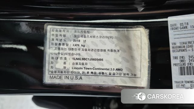 Lincoln Continental 10th Generation id 4652167 из Кореи 19