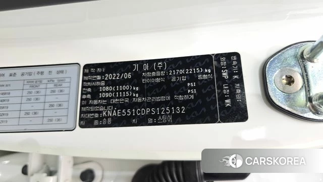 Kia Stinger Meister id 4671049 из Кореи 20