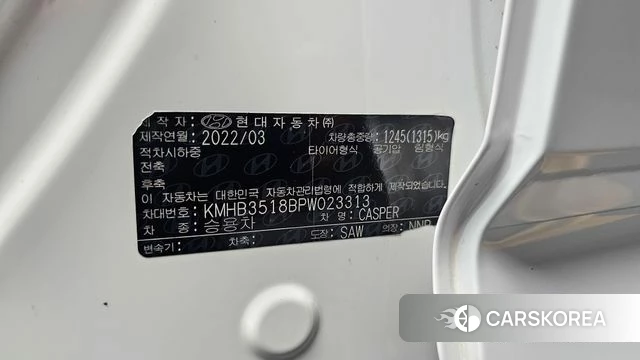 Hyundai Casper id 4428701 из Кореи 20