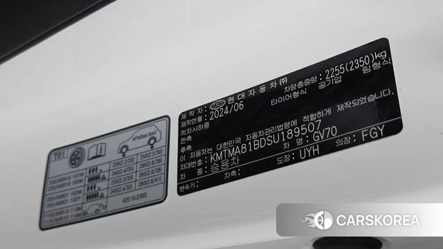 Genesis GV70 id 4578896 из Кореи 20