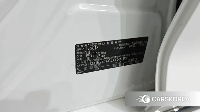 Hyundai Sonata New Rise id 4582165 из Кореи 20