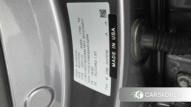 Honda Accord 10th Generation id 4721471 из Кореи 20