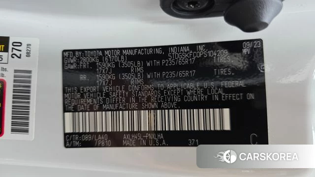 Toyota Sienna 4th Generation id 4602731 из Кореи 20