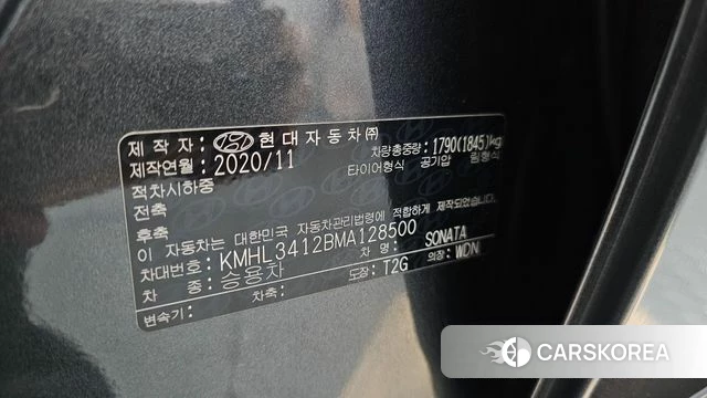 Hyundai Sonata (DN8) id 4389614 из Кореи 20