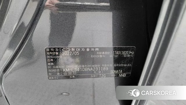 Hyundai Sonata (DN8) id 4428560 из Кореи 20