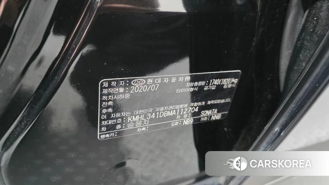 Hyundai Sonata (DN8) id 4317468 из Кореи 20