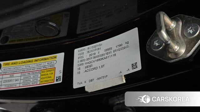 Honda Accord 10th Generation id 4760075 из Кореи 20