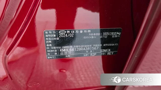 Hyundai Sonata D Edge (DN8) id 4871083 из Кореи 20