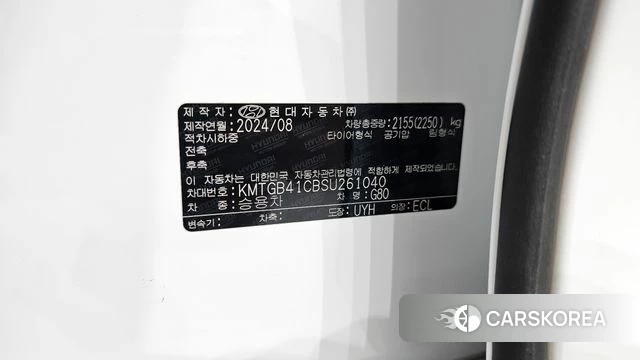 Genesis G80 (RG3) id 4778259 из Кореи 20