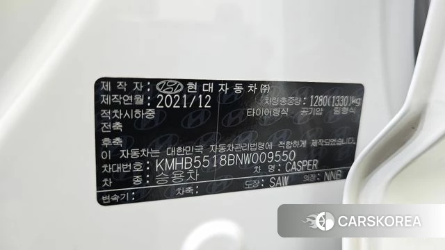 Hyundai Casper id 4603924 из Кореи 21