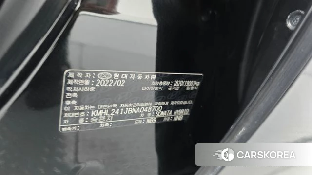 Hyundai Sonata Hybrid (DN8) id 4409464 из Кореи 21