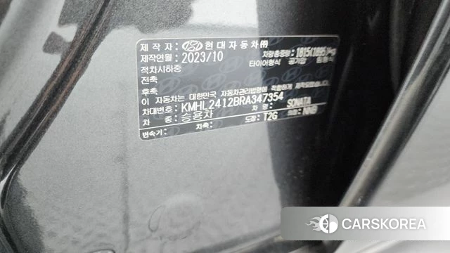 Hyundai Sonata D Edge (DN8) id 4549229 из Кореи 21