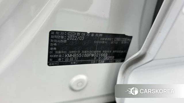 Hyundai Casper id 4309362 из Кореи 22