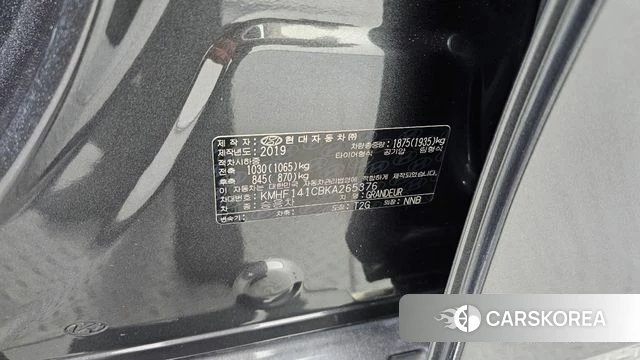 Hyundai Grandeur IG id 4642622 из Кореи 22