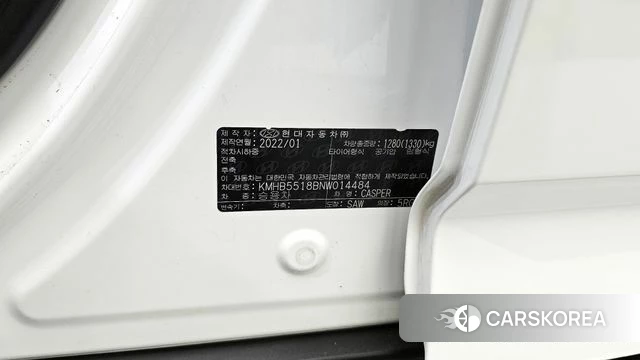Hyundai Casper id 4323803 из Кореи 22