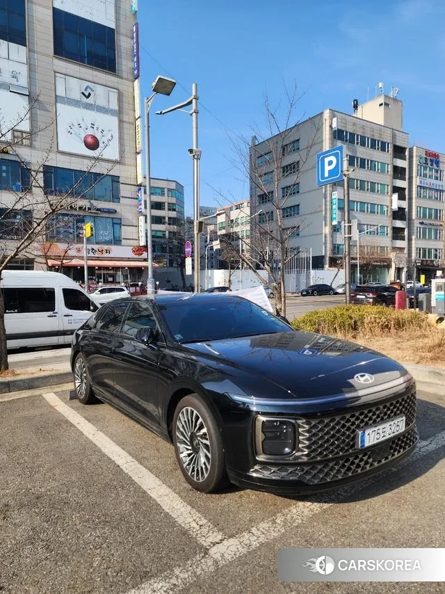 Hyundai Grandeur Hybrid (GN7) 2024 Черный из Кореи, фото 6