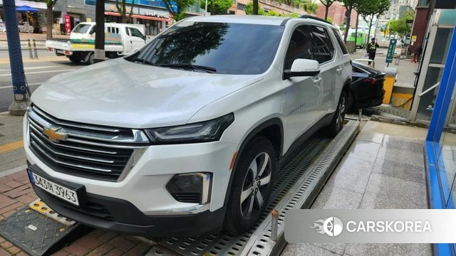 Chevrolet (GM Daewoo) Traverse 2023 Белый из Кореи, фото 3