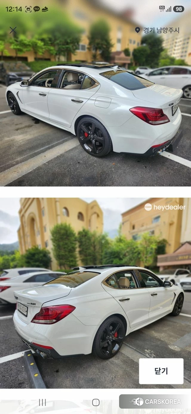 Genesis G70 id 4657955 из Кореи 9