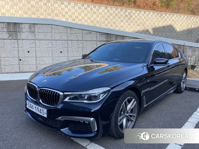 BMW 7 Series (G11) 2018 Черный из Кореи, фото 3