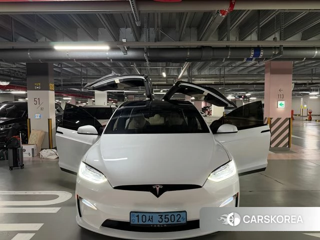 Tesla Model X 2023 Белый из Кореи, фото 5