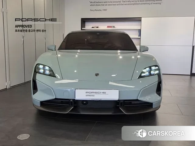 Porsche Taycan 2025 Небесно-голубой из Кореи, фото 5