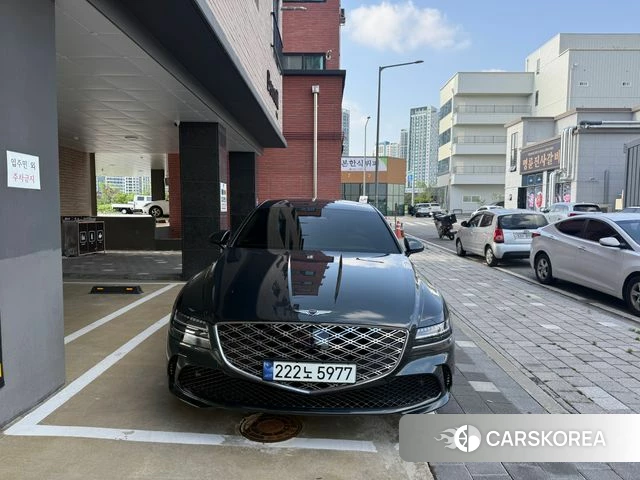 Genesis G80 (RG3) 2024 Темно-зеленый из Кореи, фото 5