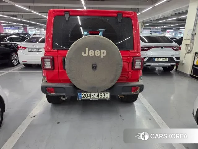 Jeep Wrangler (JL) 2021 Красный из Кореи, фото 3