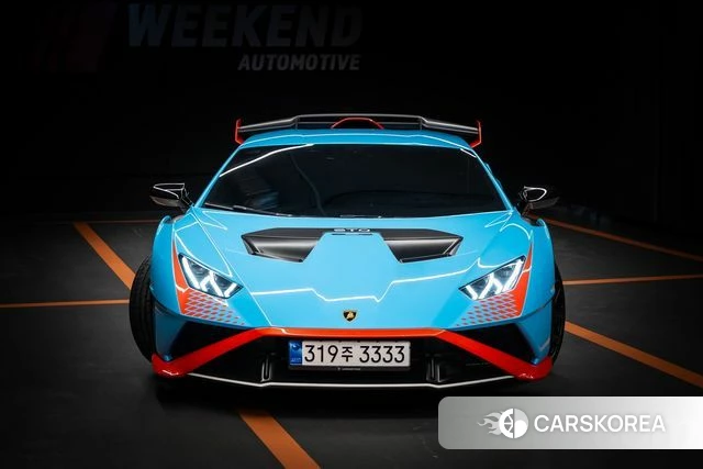 Lamborghini Huracan 2023 Небесно-голубой из Кореи, фото 3