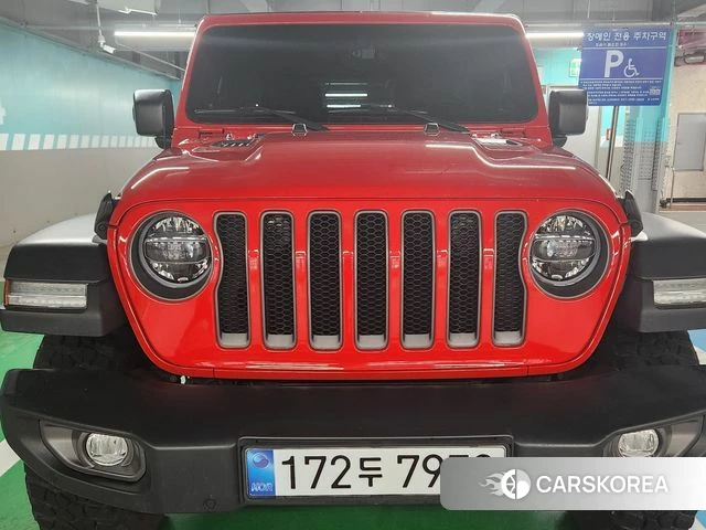 Jeep Wrangler (JL) 2022 Красный из Кореи, фото 3