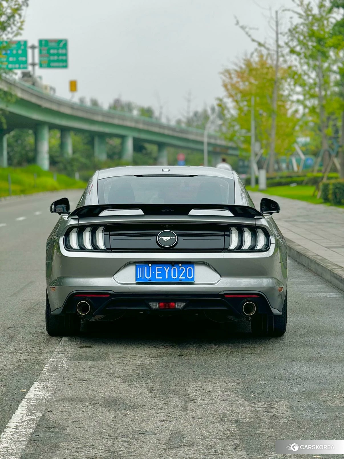 Ford Mustang 2020 Серебристо-серый из Китая, фото 3