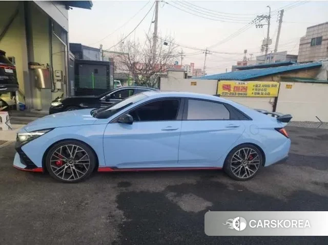 Hyundai Avante (CN7) 2022 Синий из Кореи, фото 3