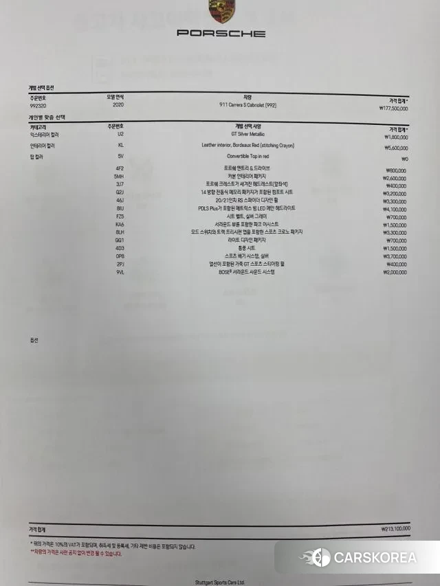 Porsche 911(992) 2020 Серебряный из Кореи, фото 3