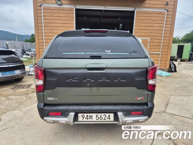 Ssangyong The New Rexton Sport 2021 Светло-зеленый из Кореи, фото 3